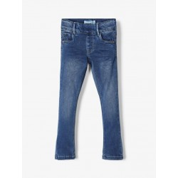 NAME IT Mini/ Kids Polly Denim Legging - Medium Blue Denim