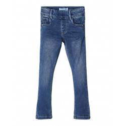 NAME IT Mini/ Kids Polly Denim Legging - Medium Blue Denim