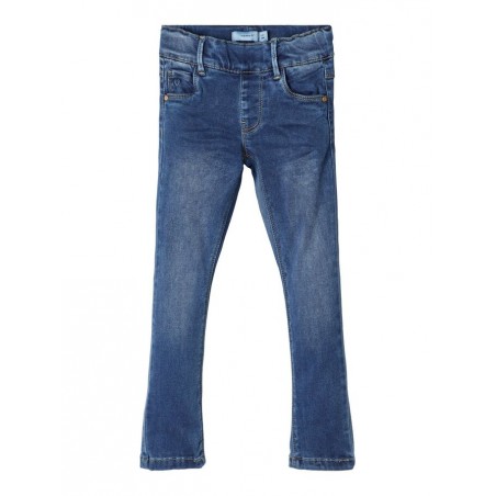 NAME IT Mini/ Kids Polly Denim Legging - Medium Blue Denim