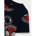NAME IT Joiah Spidey Kortærmet Top Mar - Dark Sapphire