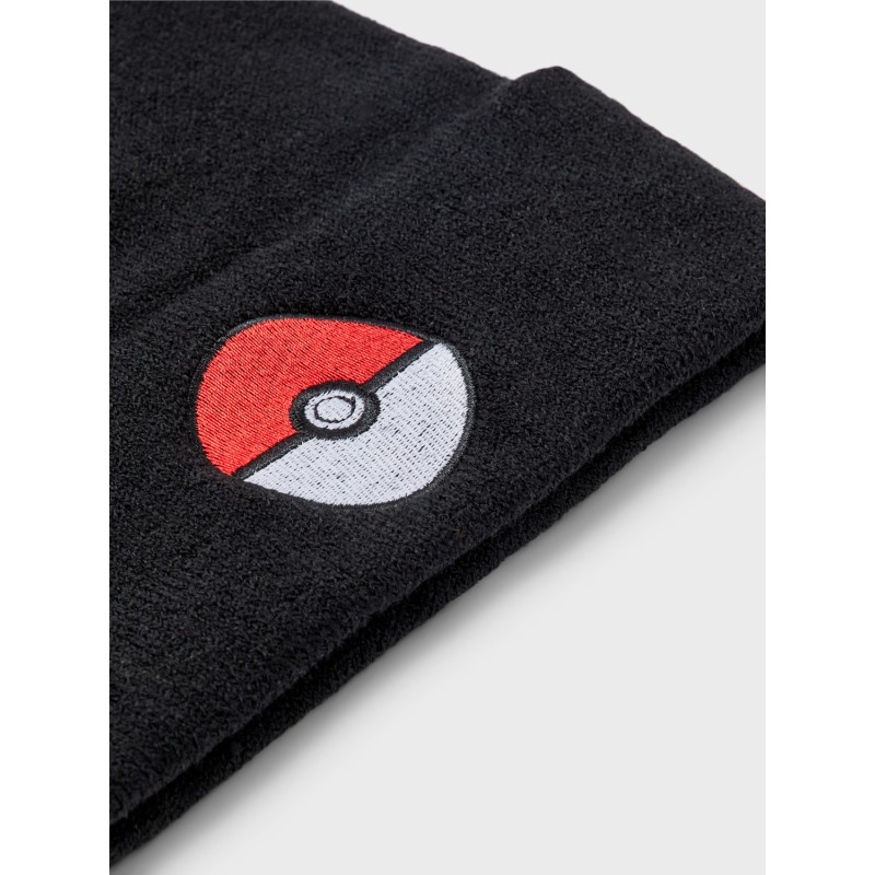 NAME IT Nkmskjalm Pokemon Knithat Box Sky - Sort