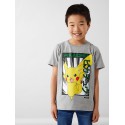 NAME IT Kids Jyxton Pokemon T-shirt - Grey Melange