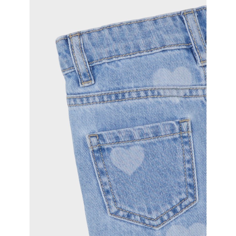 NAME IT Rose Reg Denim Korts 6516-Be F - Light Blue Denim