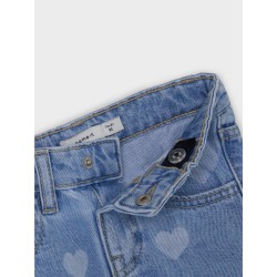 NAME IT Rose Reg Denim Korts 6516-Be F - Light Blue Denim