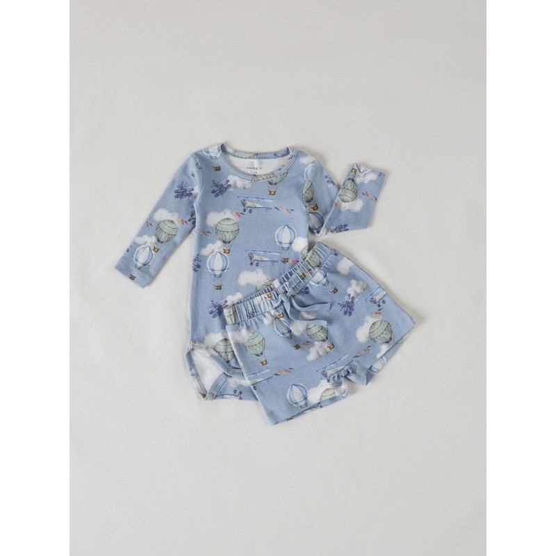 NAME IT Baby Hobbie Shorts - Dusty Blue