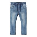 NAME IT Mini Ryan Slim Sweat Jeans - Medium Blue Denim