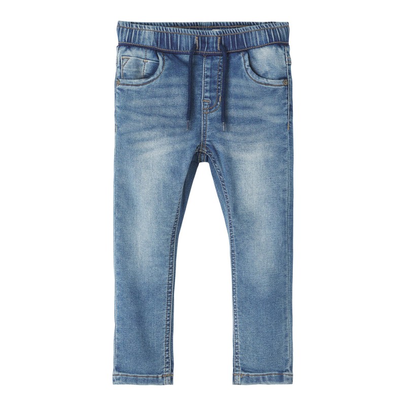 NAME IT Mini Ryan Slim Sweat Jeans - Medium Blue Denim