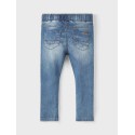 NAME IT Mini Ryan Slim Sweat Jeans - Medium Blue Denim