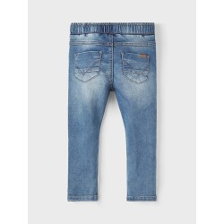 NAME IT Mini Ryan Slim Sweat Jeans - Medium Blue Denim