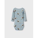 NAME IT Baby Linnus Langærmet Bodystocking - Citadel
