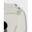 NAME IT Jesper Mickey Langærmet Body Wdi - Hvid Alyssum
