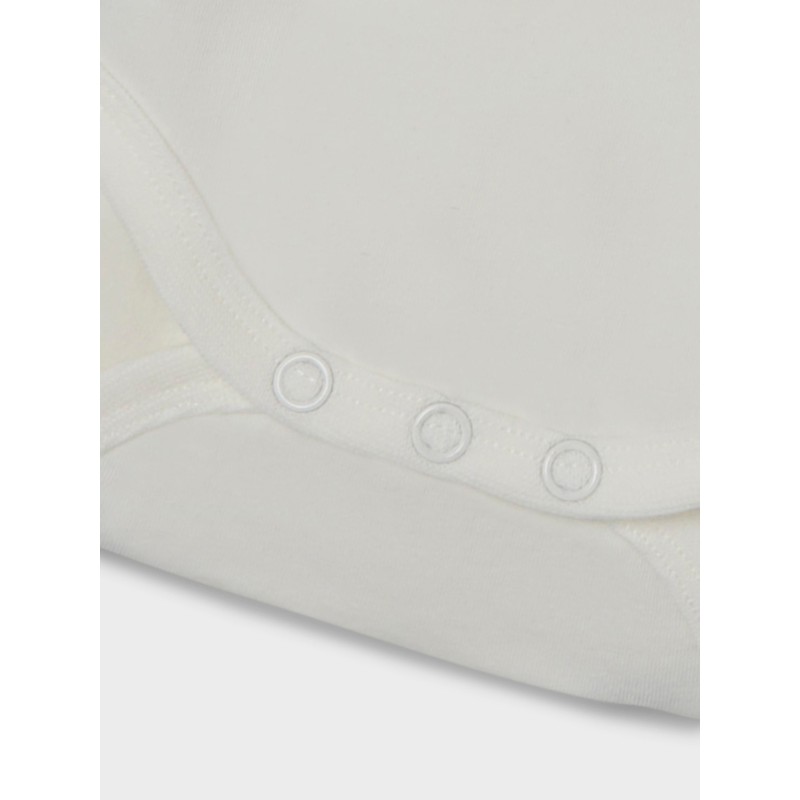 NAME IT Jesper Mickey Langærmet Body Wdi - Hvid Alyssum
