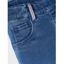 NAME IT Mini Salli Slim Sweat Denim Leggings - Medium Blue Denim