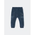 NAME IT Baby Ben U-Shape Sweat Jeans- Dark Blue Denim