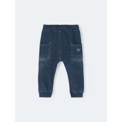NAME IT Baby Ben U-Shape Sweat Jeans- Dark Blue Denim