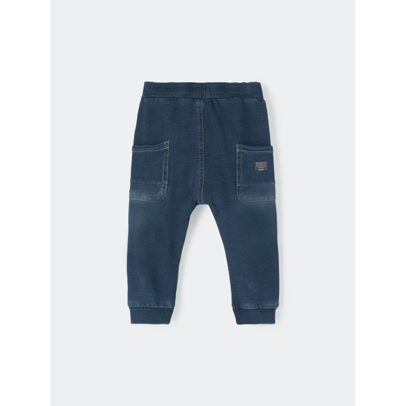 NAME IT Baby Ben U-Shape Sweat Jeans- Dark Blue Denim