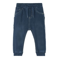 NAME IT Baby Ben U-Shape Sweat Jeans- Dark Blue Denim