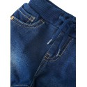 NAME IT Baby Ben U-Shape Sweat Jeans- Dark Blue Denim