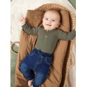 NAME IT Baby Ben U-Shape Sweat Jeans- Dark Blue Denim