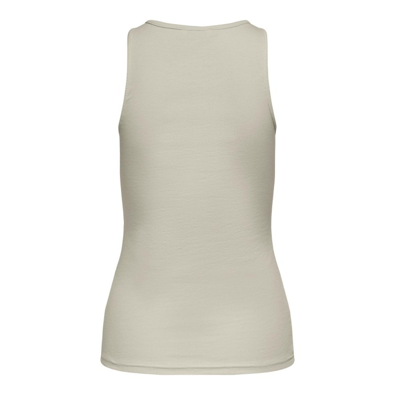 ONLY Kenya Rib Tanktop - Pumice Stone