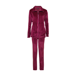 DECOY VELOUR HOMEWEAR SÆT - Rosa