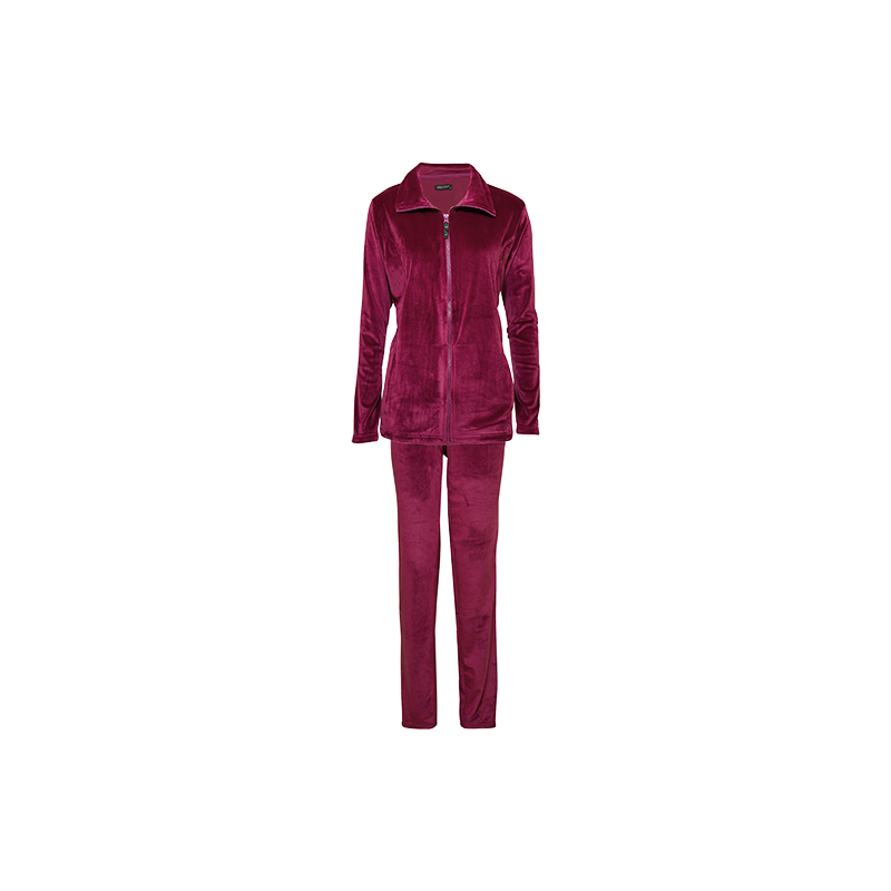 DECOY VELOUR HOMEWEAR SÆT - Rosa