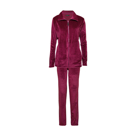 DECOY VELOUR HOMEWEAR SÆT - Rosa
