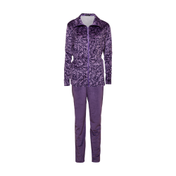 DECOY VELOUR HOMEWEAR SÆT - Lilla