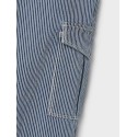 LMTD Ricte Twi Nw Brede Cargo Bukser - Dress Blues