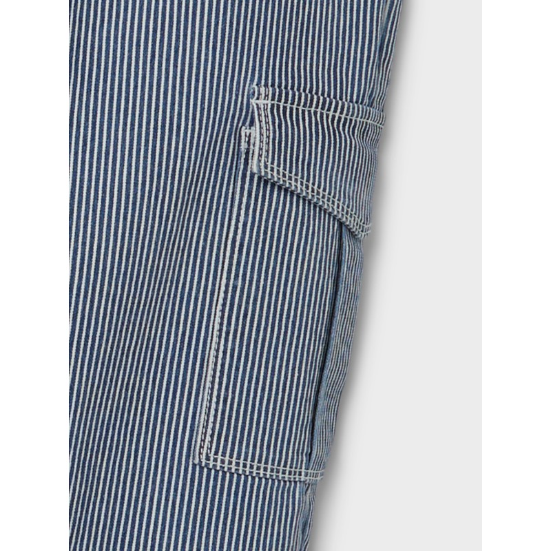 LMTD Ricte Twi Nw Brede Cargo Bukser - Dress Blues