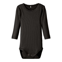 NAME IT langærmet bodystocking | Økologisk Bomuld | Shop trygt her!