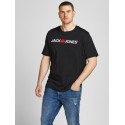 JACK & JONES Plus LOGO T-shirt - Sort