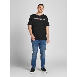 JACK & JONES Plus LOGO T-shirt - Sort