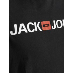 JACK & JONES Plus LOGO T-shirt - Sort