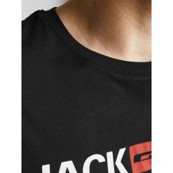 JACK & JONES Plus LOGO T-shirt - Sort