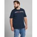 JACK & JONES Plus LOGO T-shirt - Navy Blazer