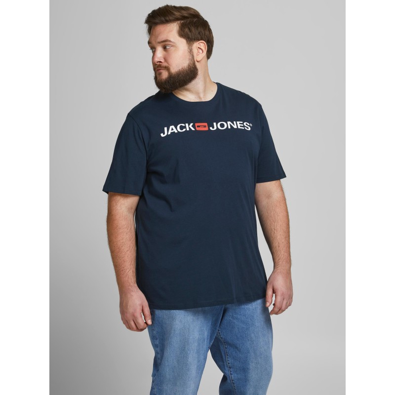 JACK & JONES Plus LOGO T-shirt - Navy Blazer