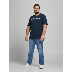 JACK & JONES Plus LOGO T-shirt - Navy Blazer