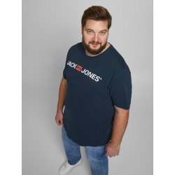 JACK & JONES Plus LOGO T-shirt - Navy Blazer