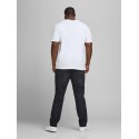 JACK & JONES Plus LOGO T-shirt - Hvid