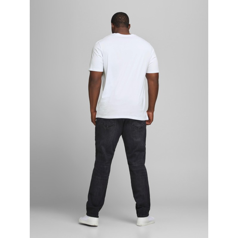 JACK & JONES Plus LOGO T-shirt - Hvid
