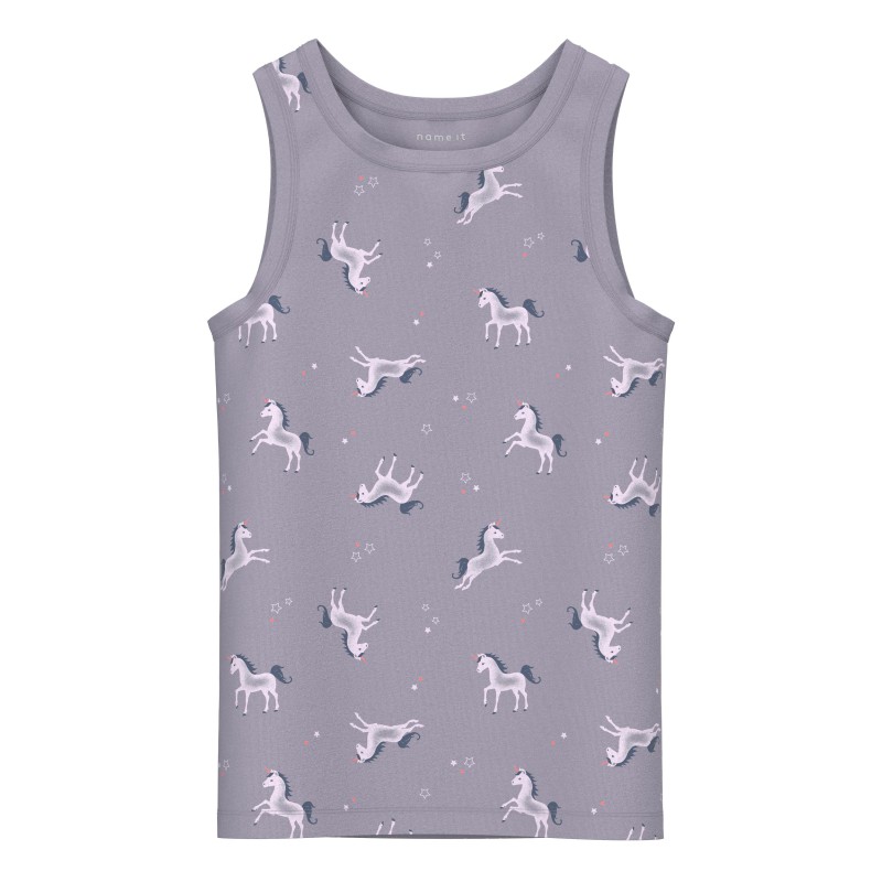 NAME IT Mini Enhjørning Tank Top 2-pak - Lavender Aura
