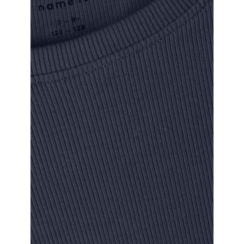 NAME IT Nkfluana Langærmet Slim Top - Dark Sapphire