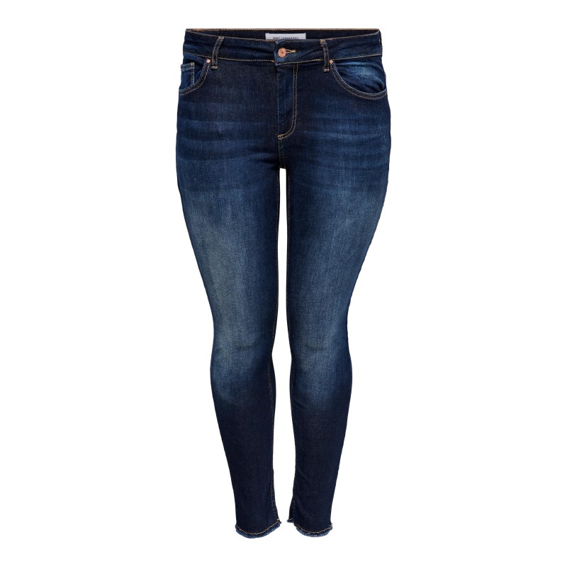 ONLY CARMAKOMA Willy Skinny Jeans - Dark Blue Denim