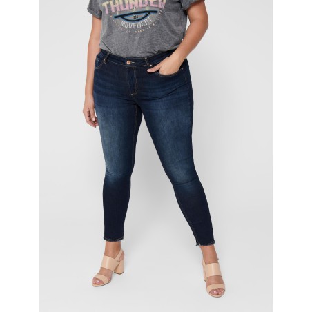 ONLY CARMAKOMA Willy Skinny Jeans - Dark Blue Denim