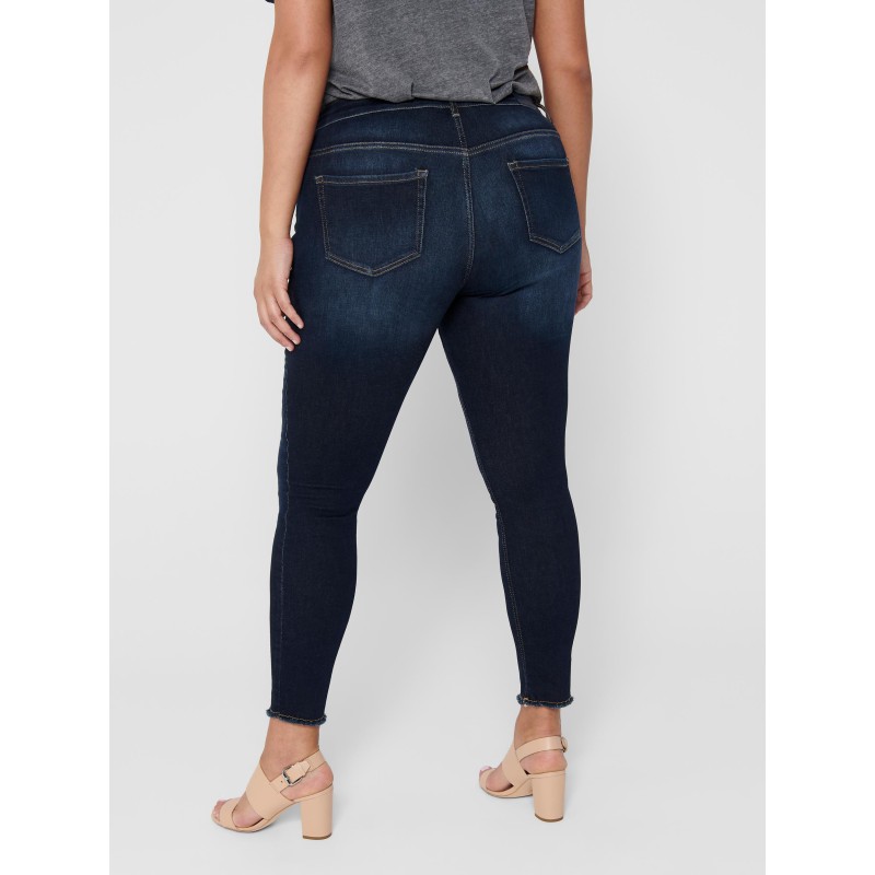 ONLY CARMAKOMA Willy Skinny Jeans - Dark Blue Denim