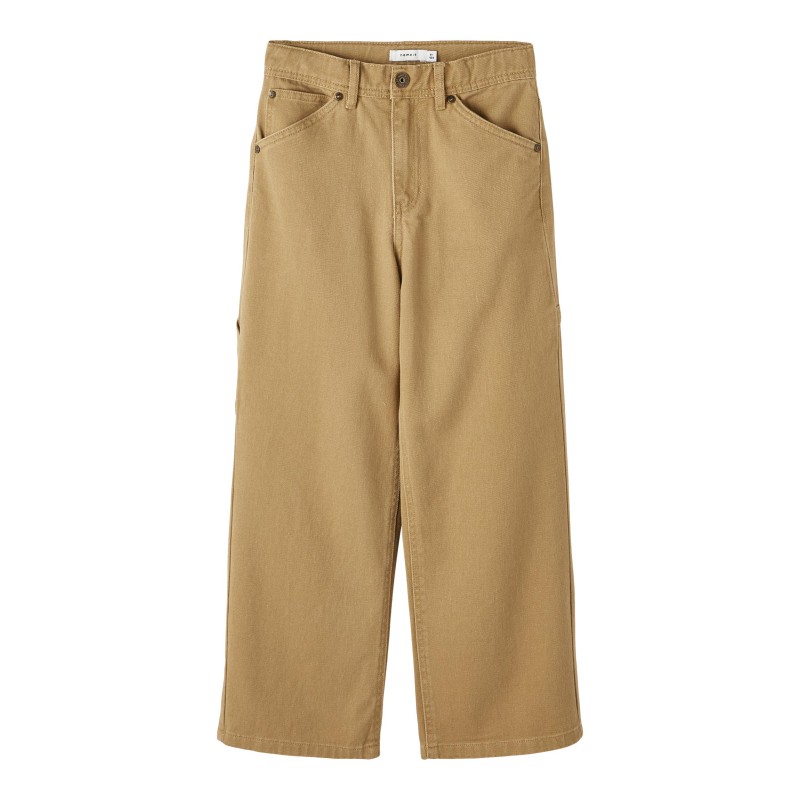 NAME IT Kids Ryan Straight Twill Bukser - Kelp