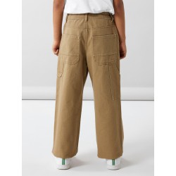 NAME IT Kids Ryan Straight Twill Bukser - Kelp