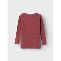 NAME IT Mini L/S Kab Bluse - Apple Butter