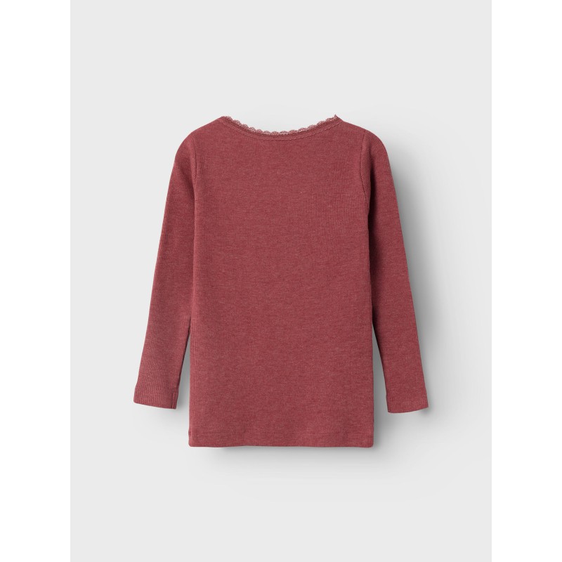 NAME IT Mini L/S Kab Bluse - Apple Butter